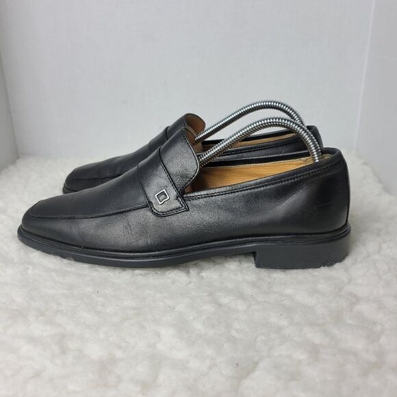 Bally Century Mens Shoes Size 7 E Goma Sole Black Leather Penny Loafers main image 11